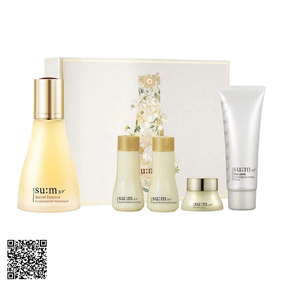 Bộ Tinh Chất Nước Thần Su:m37 Secret Essence Fundamental Treatment 80ml Special Set Hàn Quốc