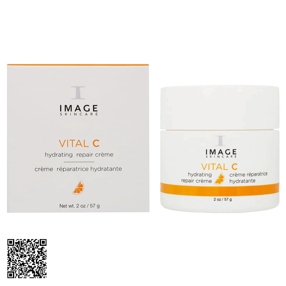 Kem Giảm Kích Ứng Và Dịu Da Image Skincare Vital C Hydrating Repair Creme Mỹ 56.7g