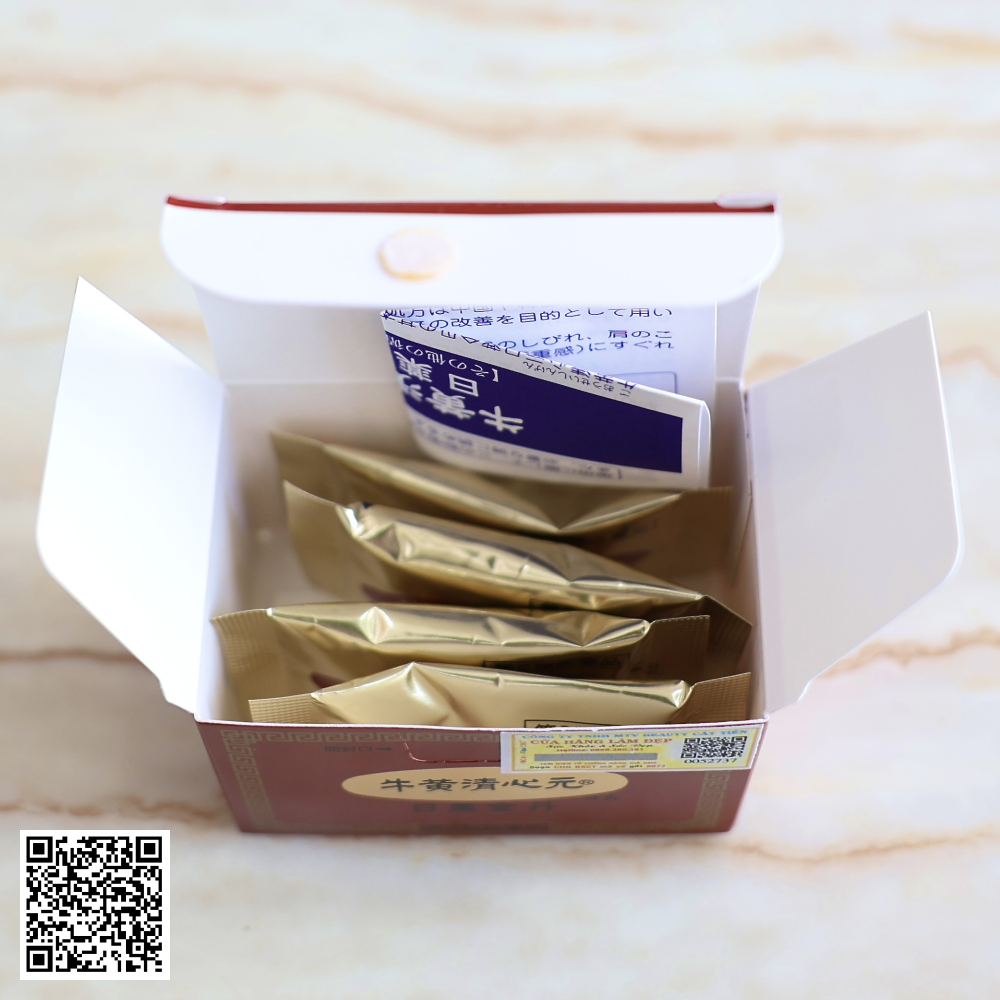 Viên Chống Đột Quỵ An Cung Ngưu Hoàng Hoàn Nhật Bản 1 Viên