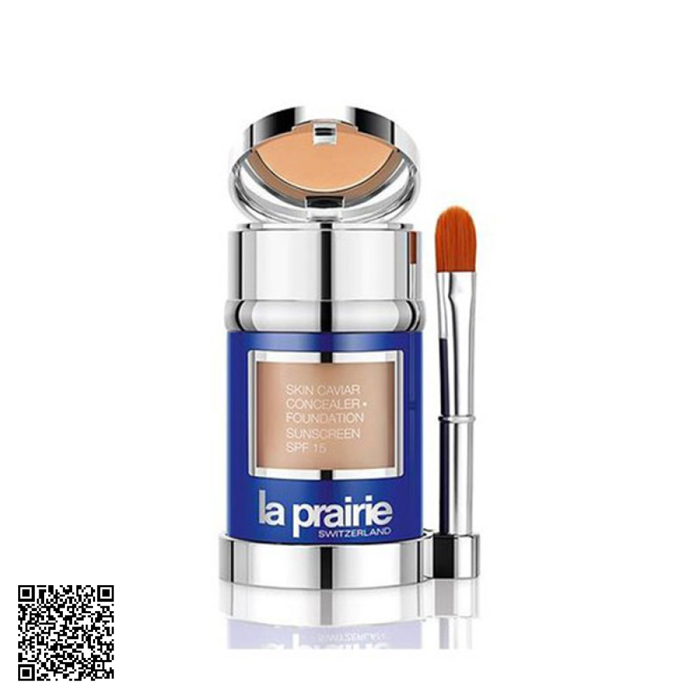 Kem Nền Che Khuyết Điểm La Prairie Skin Caviar Concealer Foundation SPF15 Mini Thụy Sĩ 10ml