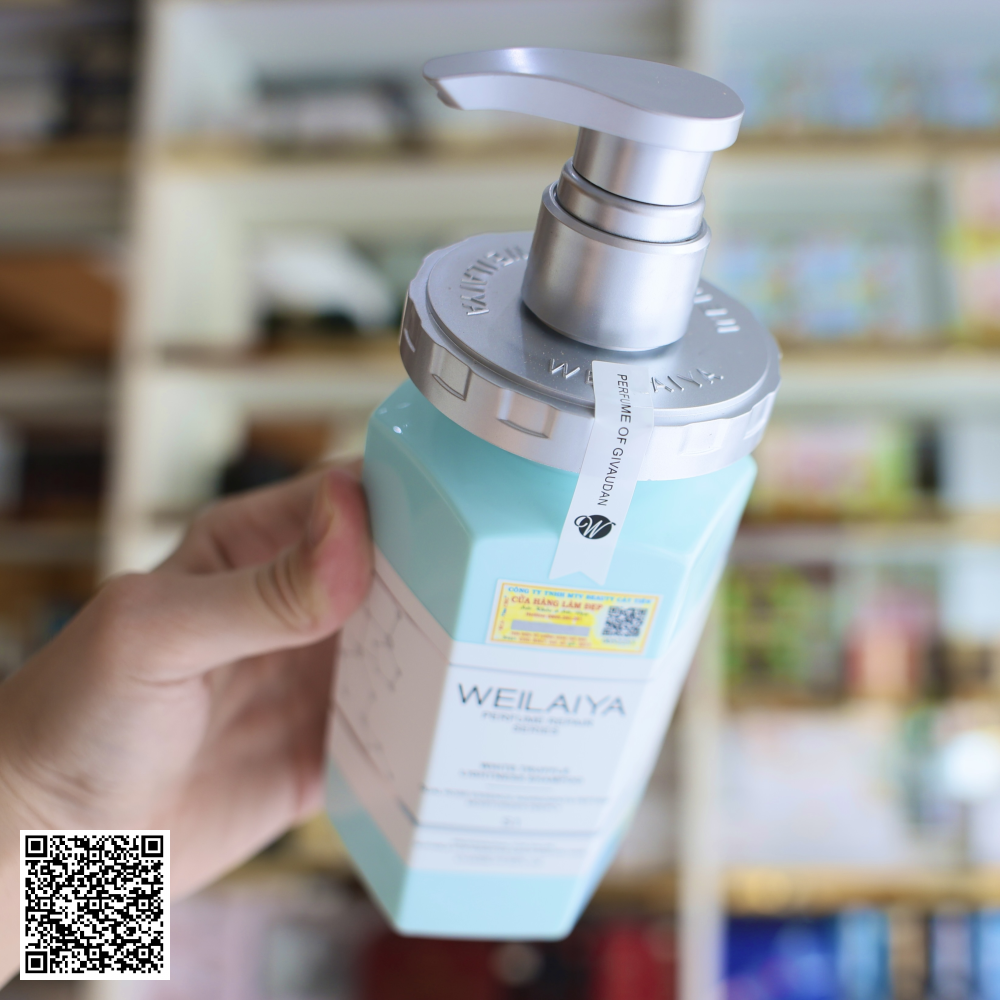 Bộ Gội Xả Weilaiya Phục Hồi Đa Tầng Chiết Xuất Trứng Cá Tầm Và Nấm Truffle Trắng Từ Trung Quốc 450ml x 450ml