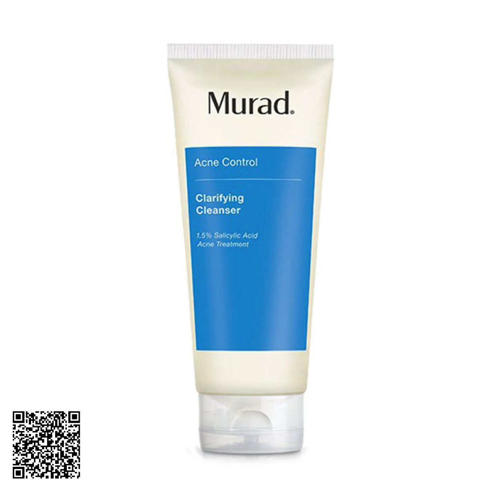 Sữa Rửa Mặt Chống Khuẩn Ngừa Mụn Murad Acne Control Clarifying Cleanser Mỹ 200ml