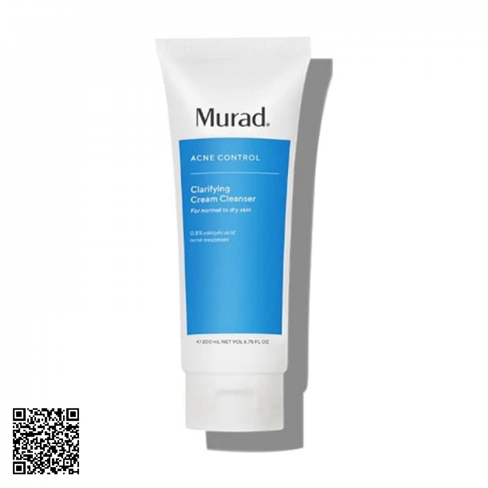 Kem Rửa Mặt Murad Acne Control Clarifying Cream Cleanser Mỹ 200ml