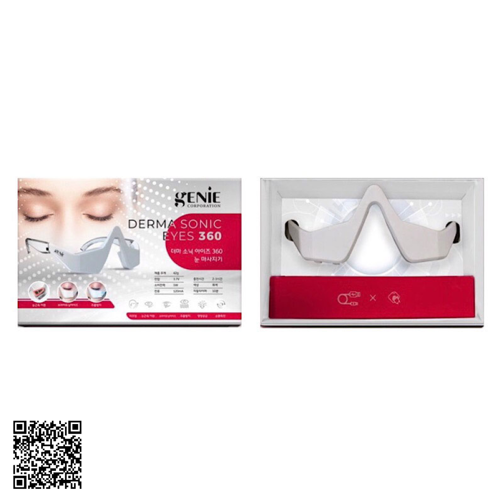 Máy Massage Genie Derma Sonic Eyes 360 Mờ Thâm Bọng Mắt Hàn Quốc