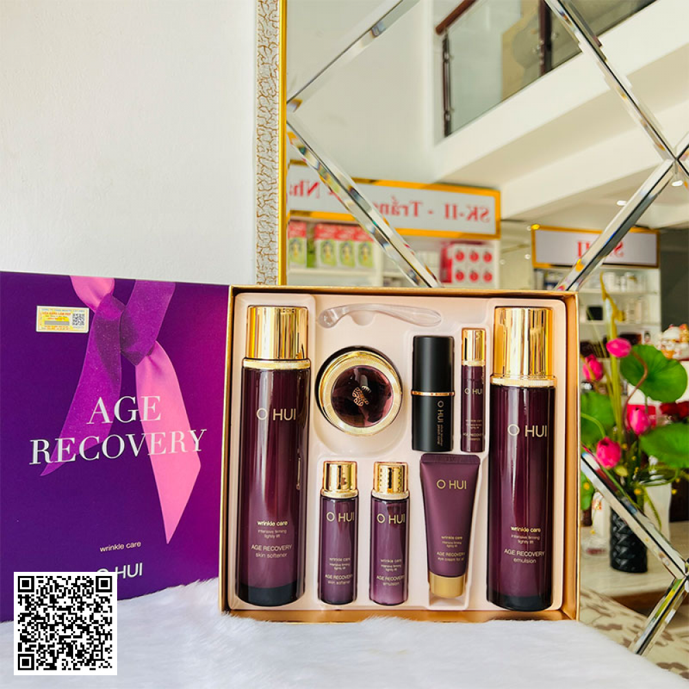 Bộ Ohui Tím Ohui Age Recovery Special Hỗ Trợ Ngừa Lão Hóa, Tăng Độ Đàn Hồi Cho Da Của Hàn Quốc 8 Sản Phẩm