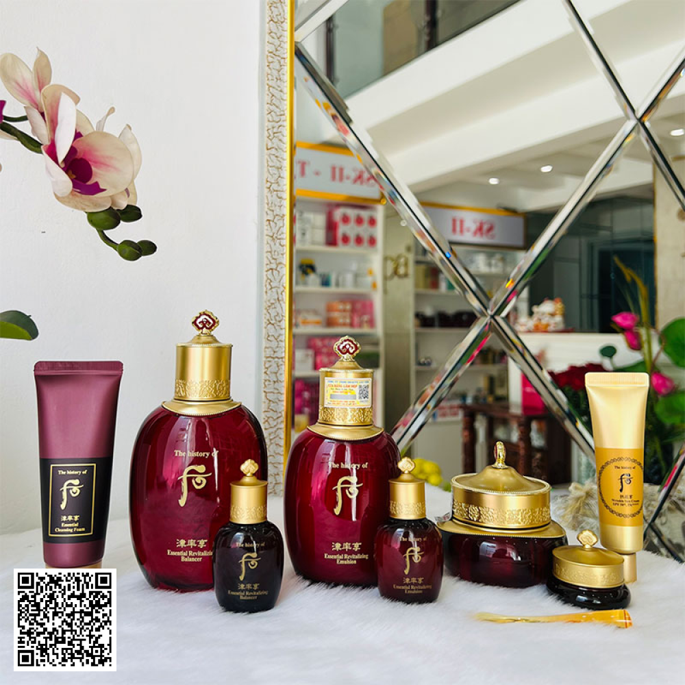 Bộ Dưỡng The History Of Whoo Bổ Sung Tân Dịch Cho Làn Da Lão Hóa Của Hàn Quốc 8 Sản Phẩm