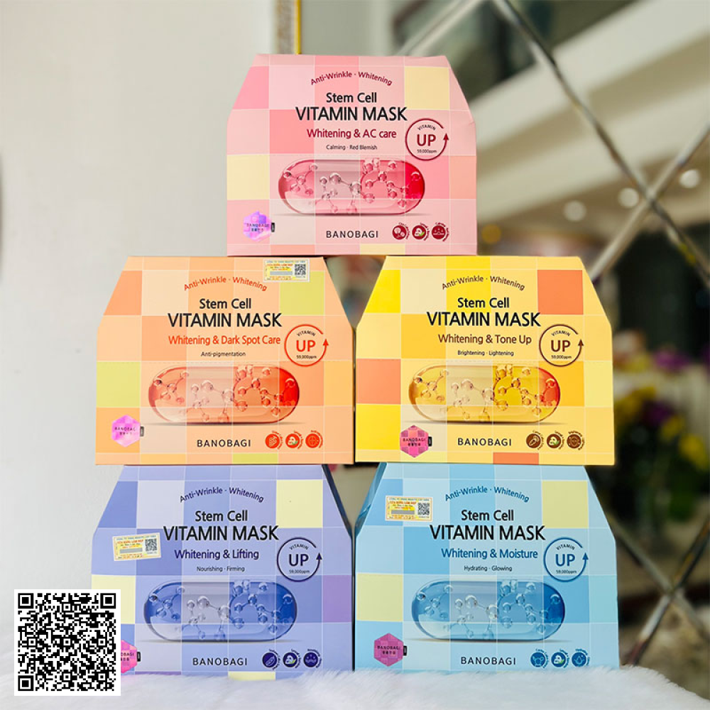 Mặt Nạ Banobagi Vita Genic Jelly Mask Whitening And Stem Cell Collagen Của Hàn Quốc Từ Hàn Quốc 10 Miếng/Hộp