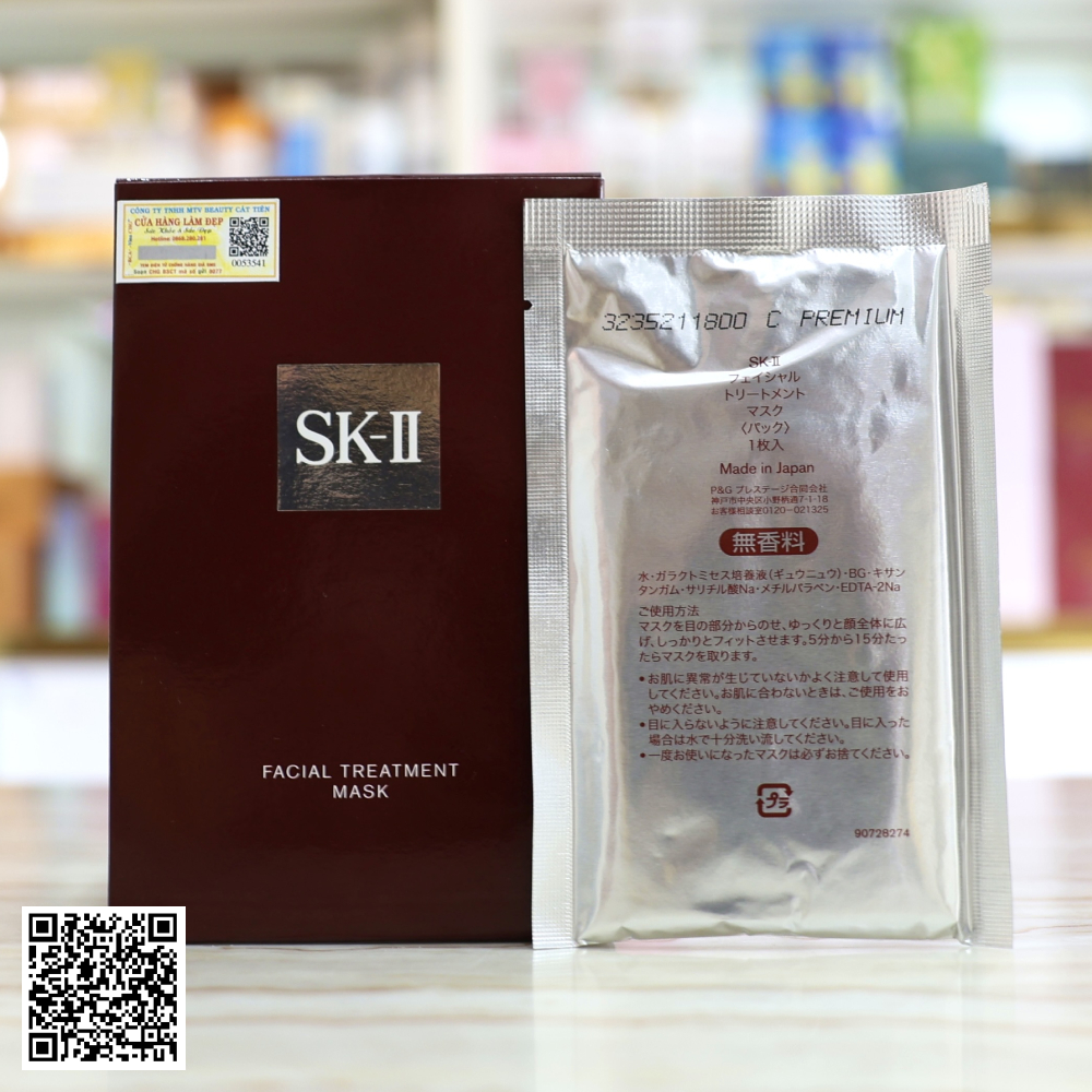 SK-II Facial Treatment Mask Mặt Nạ Nước Thần Dưỡng Da Nhật Bản Hộp 10 miếng 