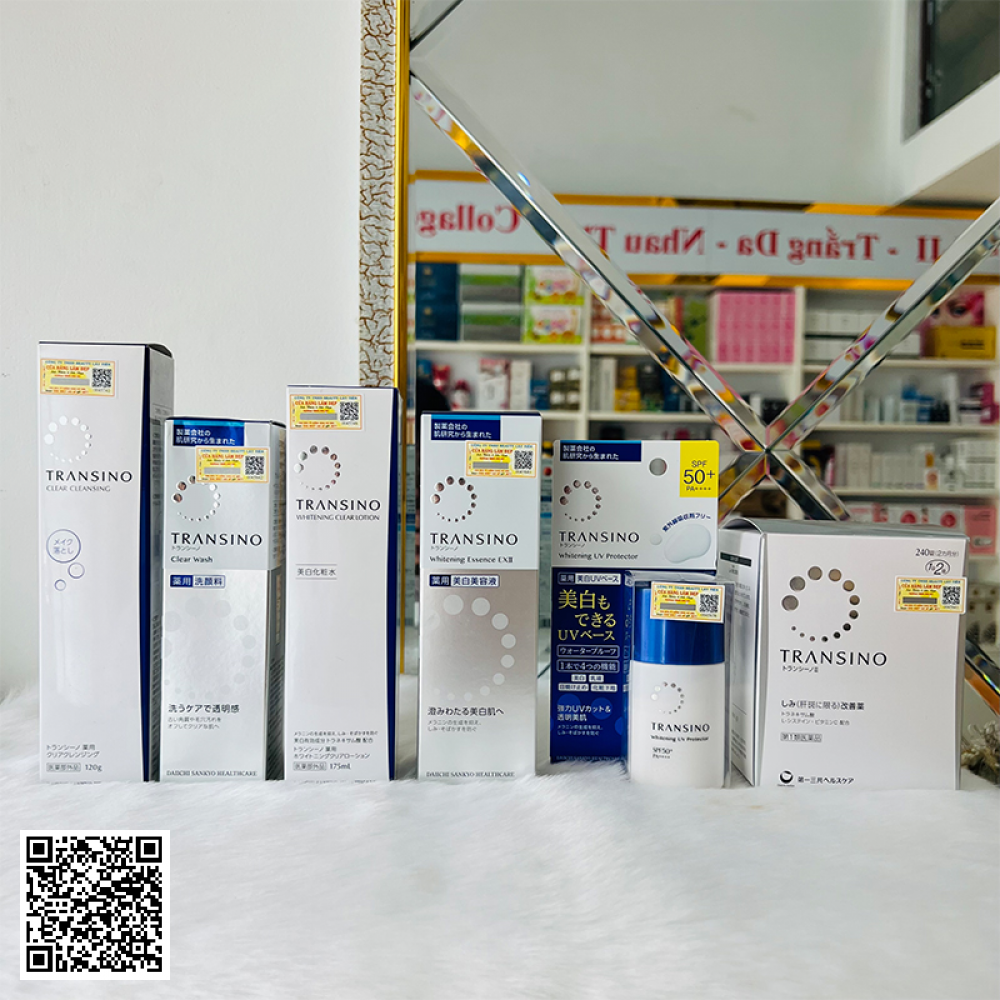 Bộ Transino Mờ Nám, Tàn Nhang Dưỡng Trắng Da Của Nhật 6 Món