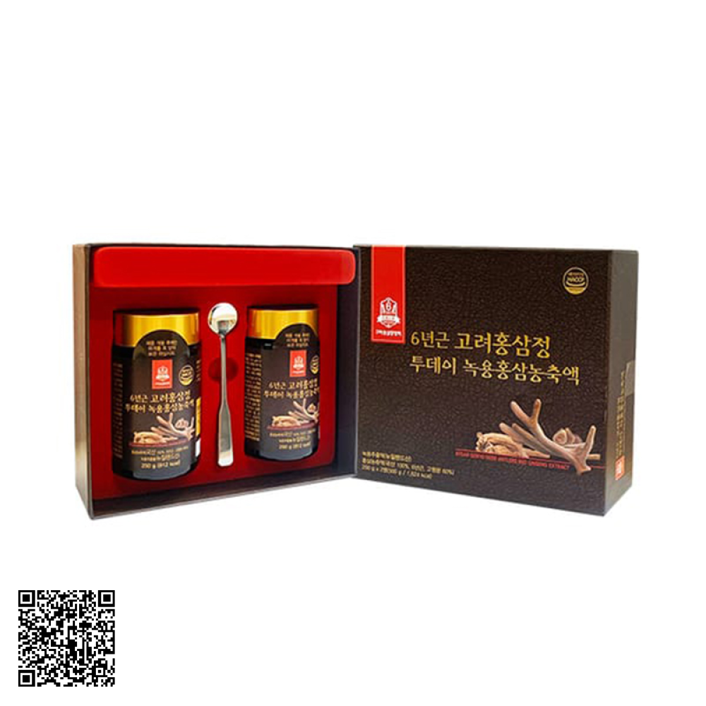 Cao Hồng Sâm Nhung Hươu Goryo Deer Antlers Red Ginseng Extract Của Hàn Quốc (2 Lọ x 250g)