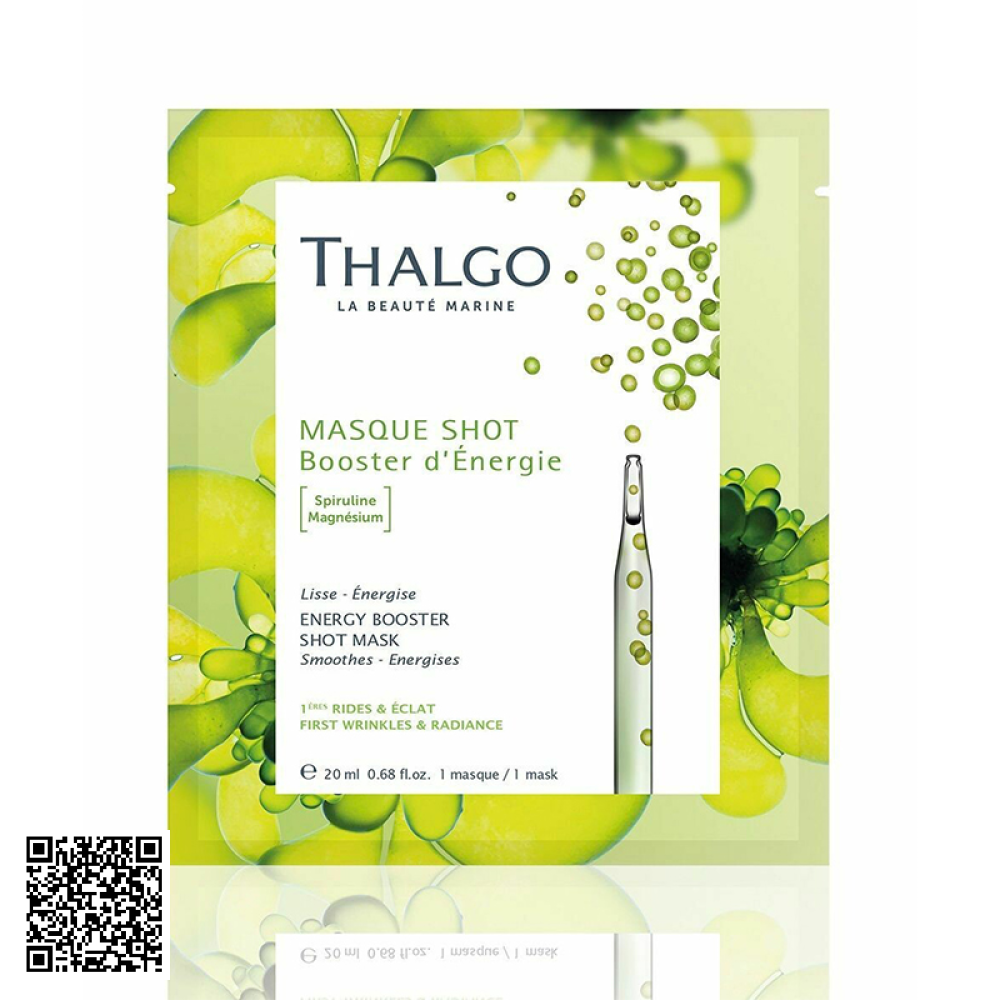 Mặt Nạ Miếng Làm Mịn Nếp Nhăn Thalgo Energy Booster Shot Mask Của Pháp