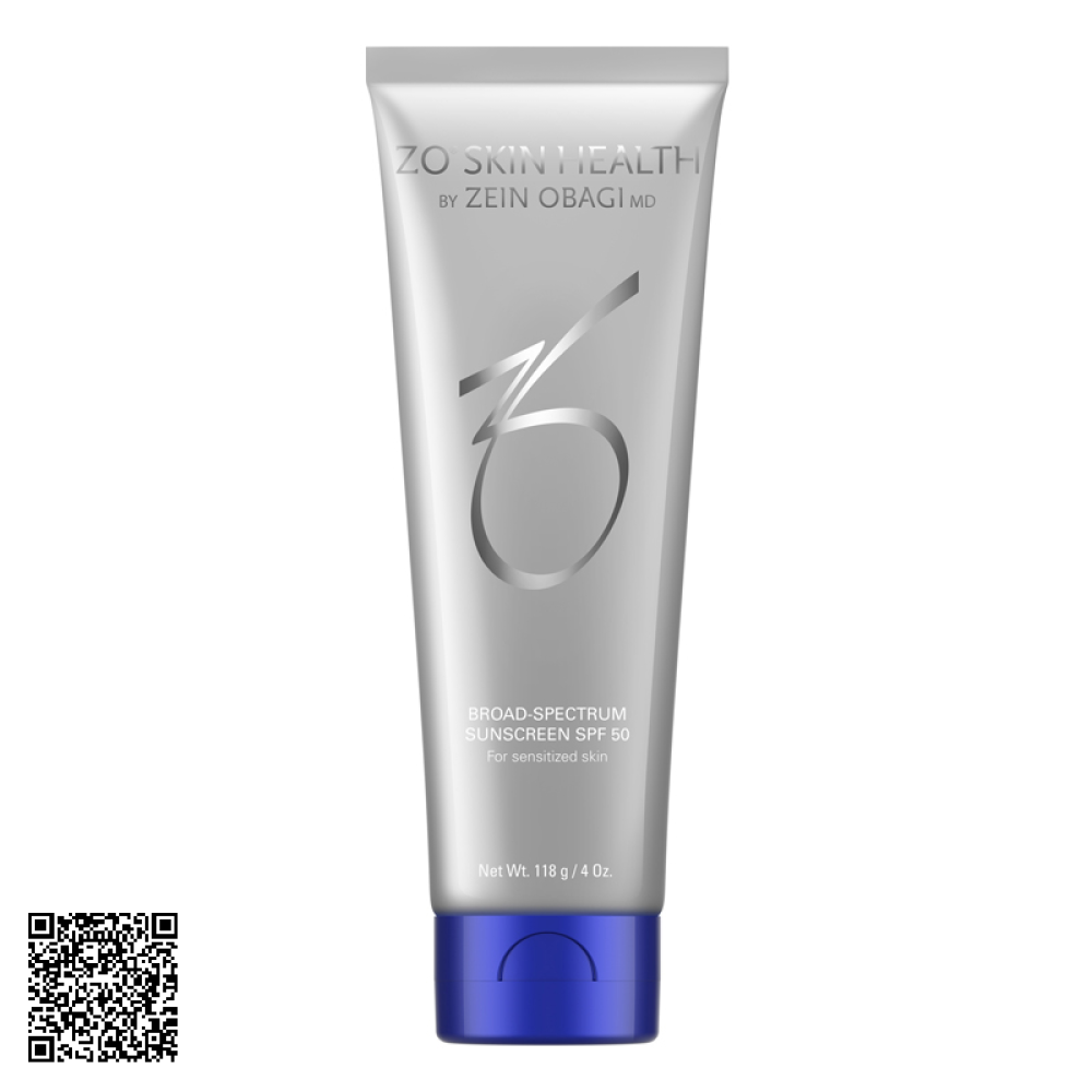 ZO Skin Health Broad Spectrum Sunscreen Kem Chống Nắng SPF50 Cho Da Nhạy Cảm Từ Mỹ 118g