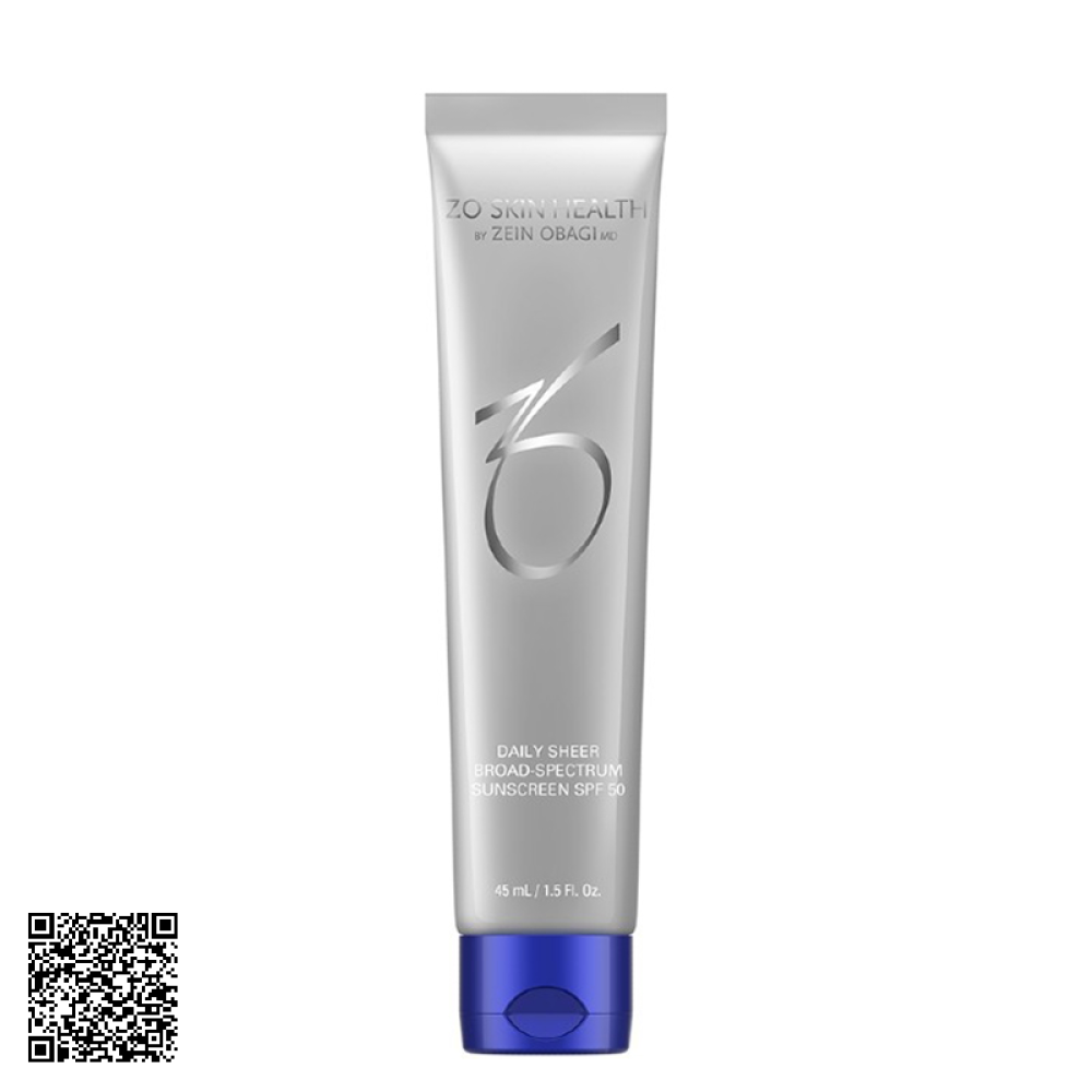 ZO Skin Health Daily Sheer Broad-Spectrum SPF50 Kem Chống Nắng Hàng Ngày Từ Mỹ 45ml