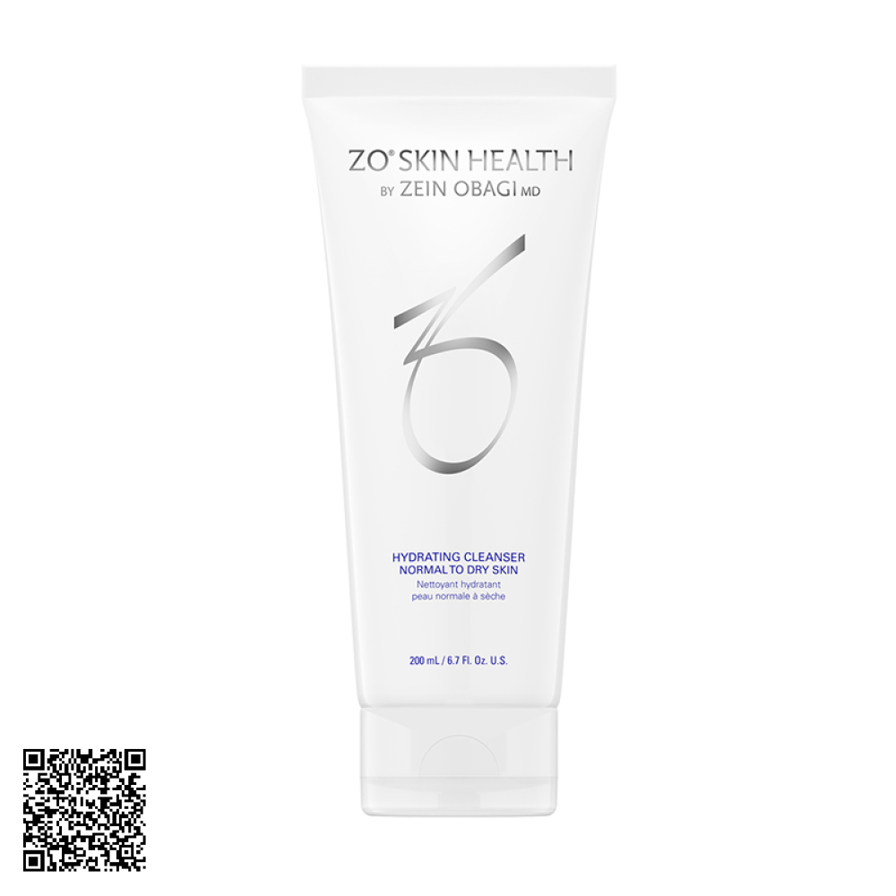 ZO Skin Health Hydrating Cleanser Normal To Dry Skin Sữa Rửa Mặt Da Khô, Da Nhạy Cảm Từ Mỹ 200ml