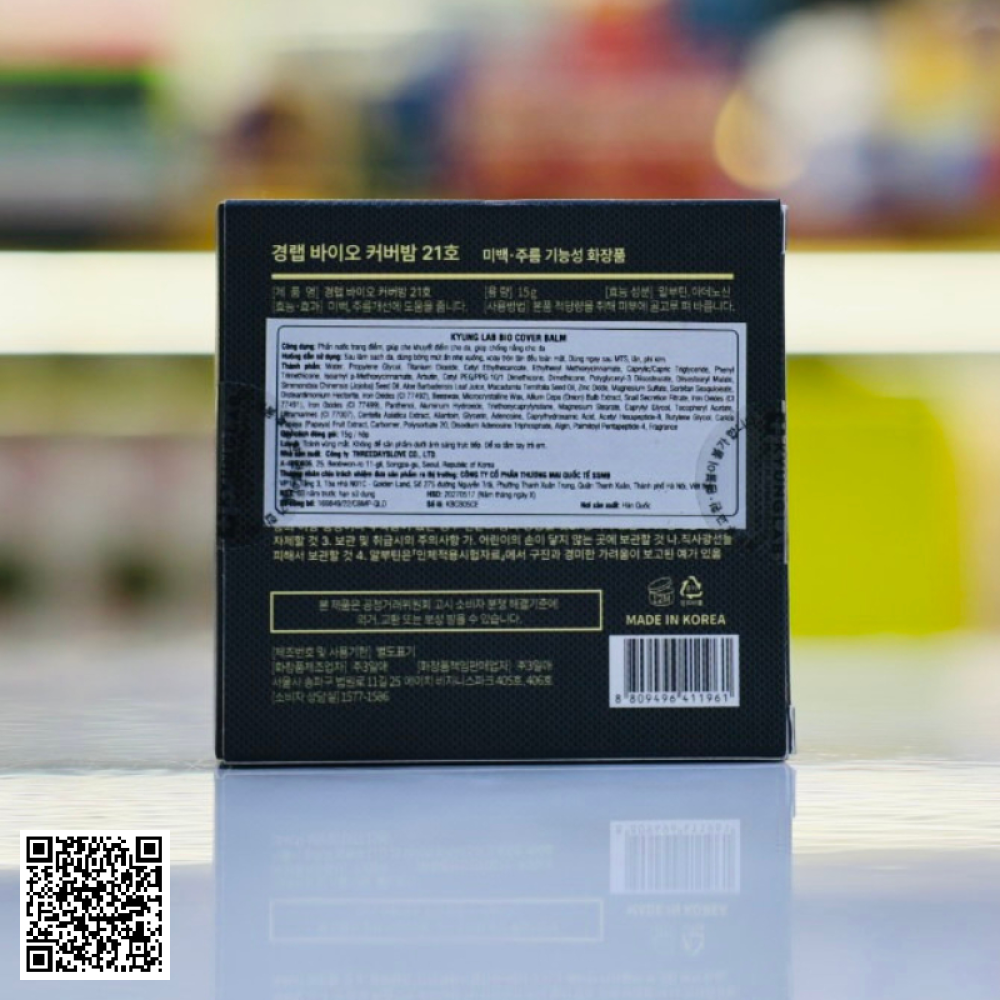 Phấn Nước KyungLab Cushion Bio Cover Balm Của Hàn Quốc