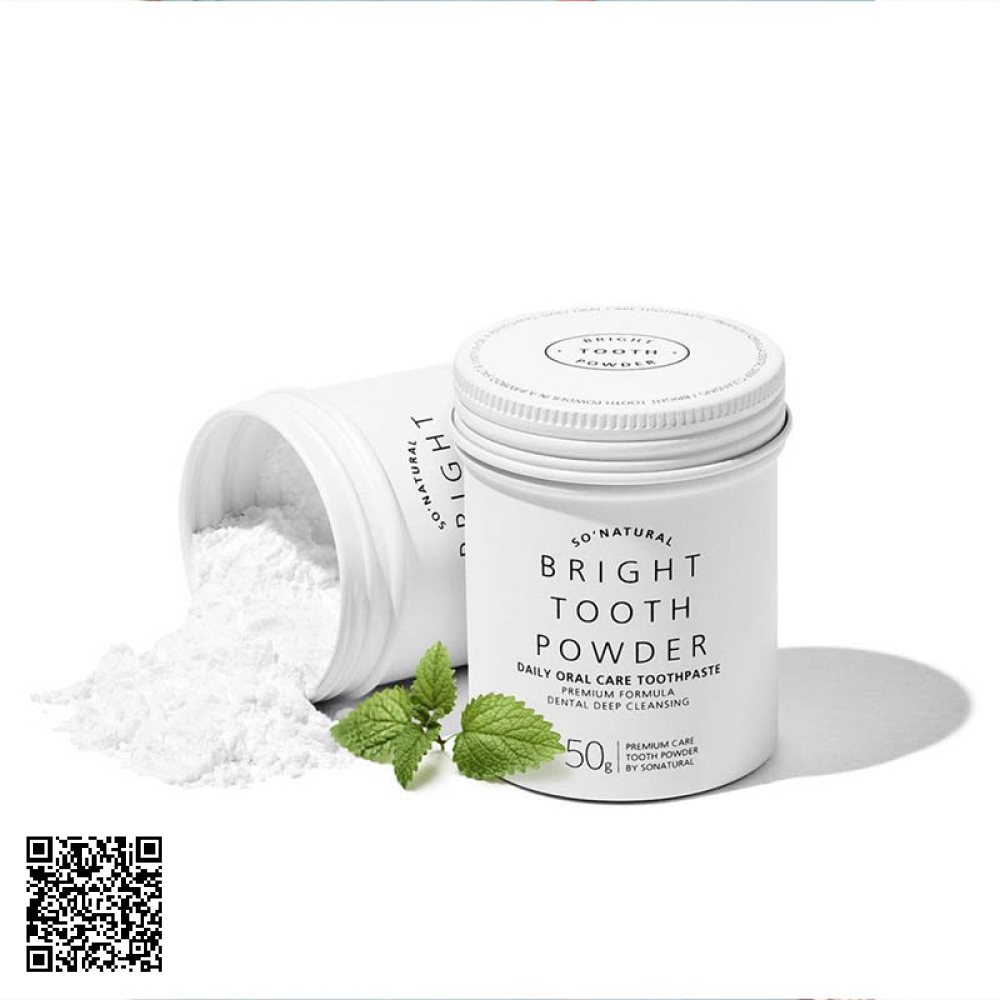 Bột Trắng Răng Sonatural Bright Tooth Powder Của Hàn Quốc 50g