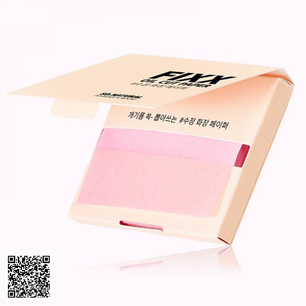 Giấy Thấm Dầu So Natural Powder 4 Room Fixx Oil Cut Paper Của Hàn Quốc 70 Miếng