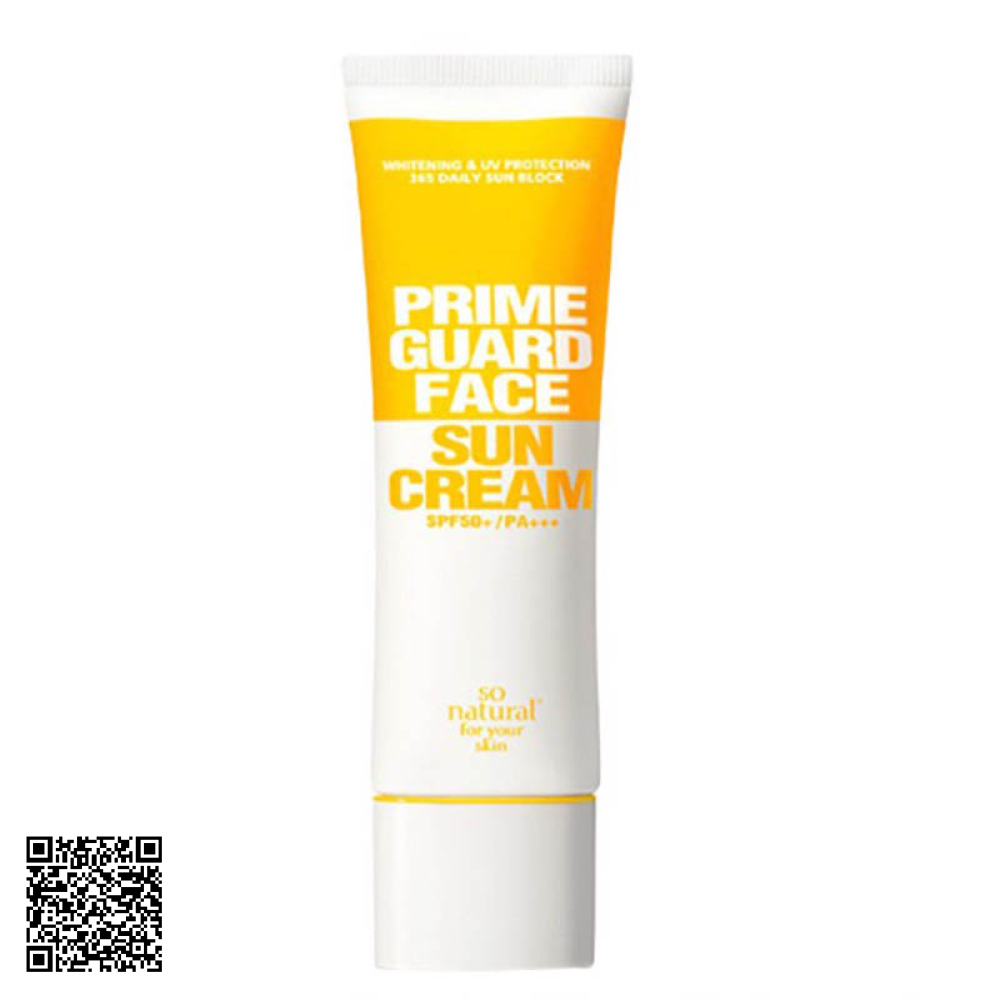 Kem Chống Nắng Prime Guard Face Sun cream SPF50+/PA++++ Của Hàn Quốc 50ml