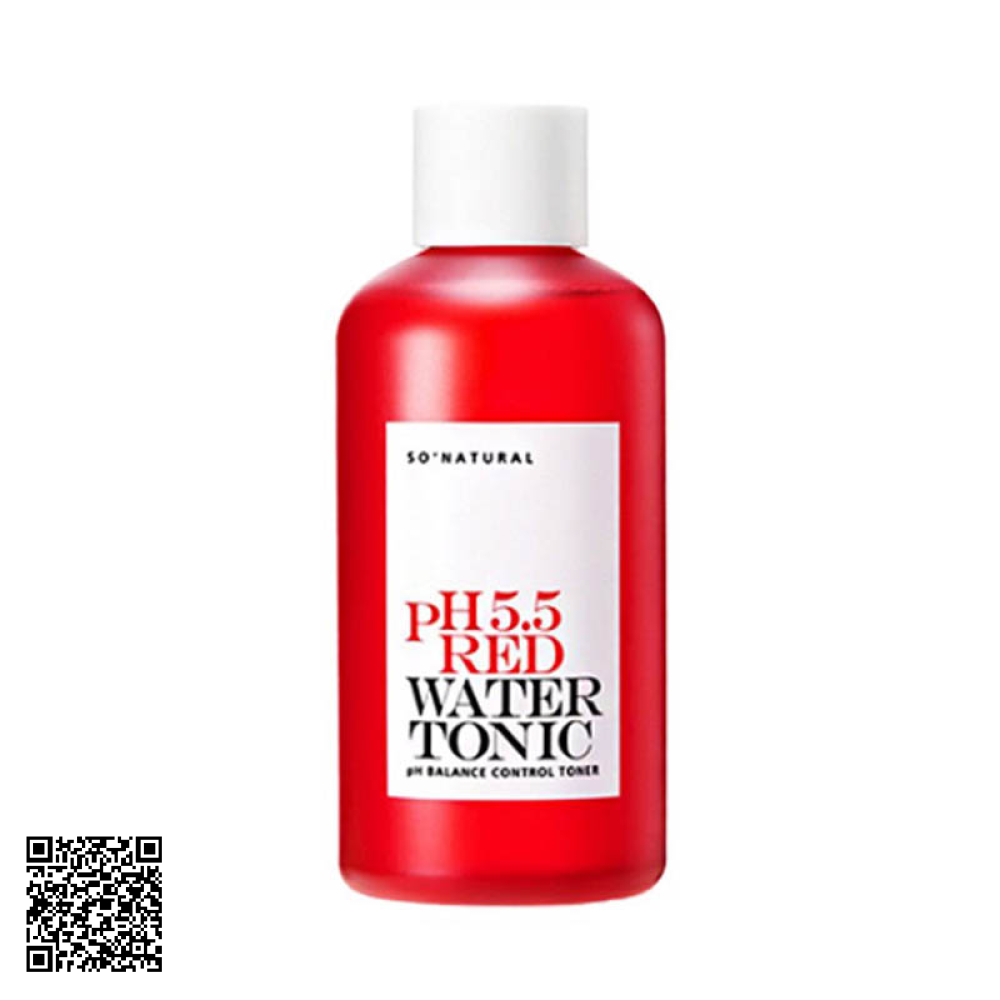Nước Hoa Hồng SoNatural Ph 5.5 Red Water Tonic Của Hàn Quốc 