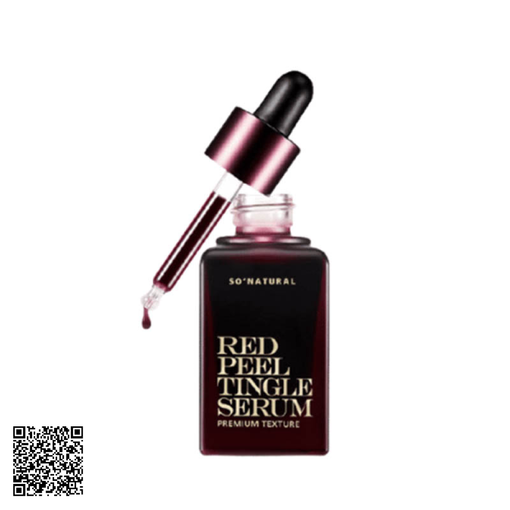 Tinh Chất Thay Da Sinh Học So’Natural Red Peel Tingle Serum Premium Texture Của Hàn Quốc 20ml