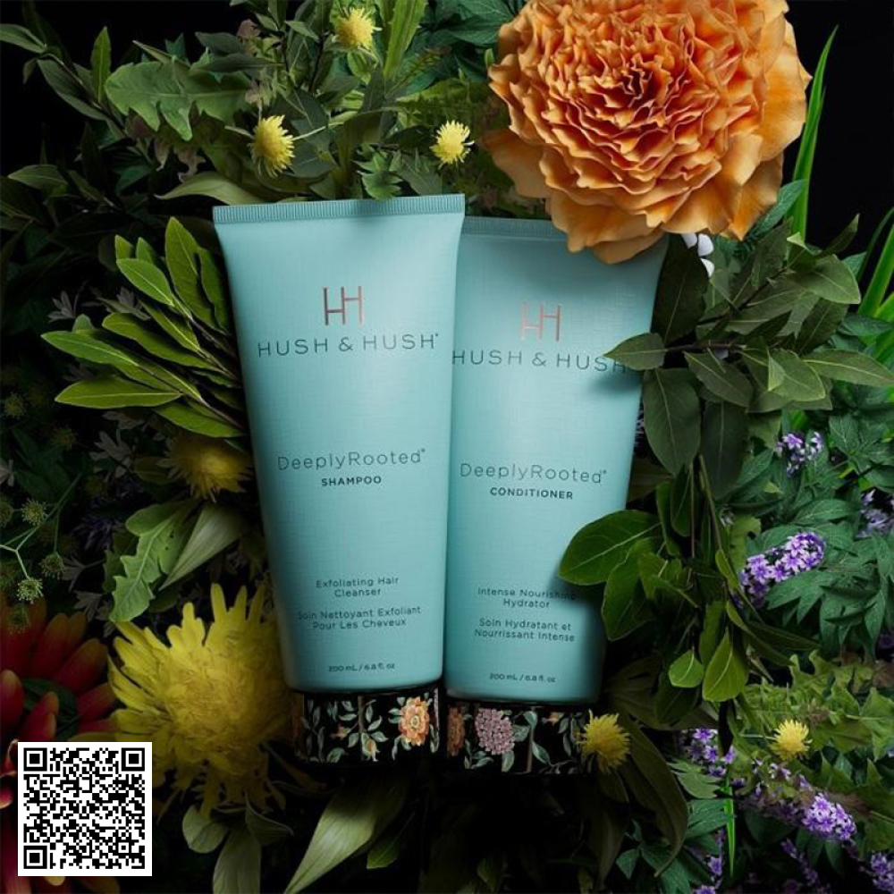 Bộ Gội Xả Chăm Sóc Tóc Toàn Diện Hush & Hush Deeplyrooted Của Mỹ