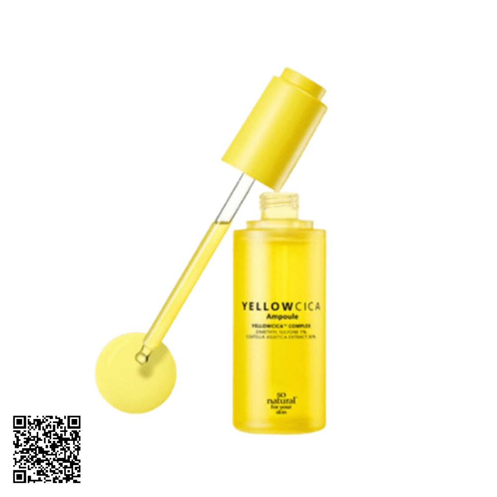 Serum Giảm Mụn Yellow Cica Ampoule SoNatural Của Hàn Quốc 50ml