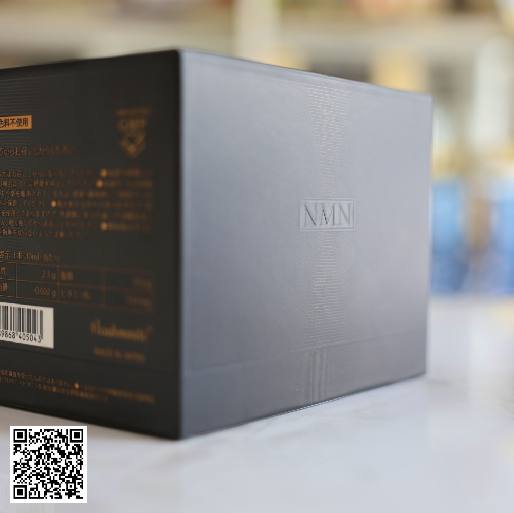 NMN Nano Liquid Peauhonnete Nước Uống Trường Thọ Nhật Bản Hộp12 Chai