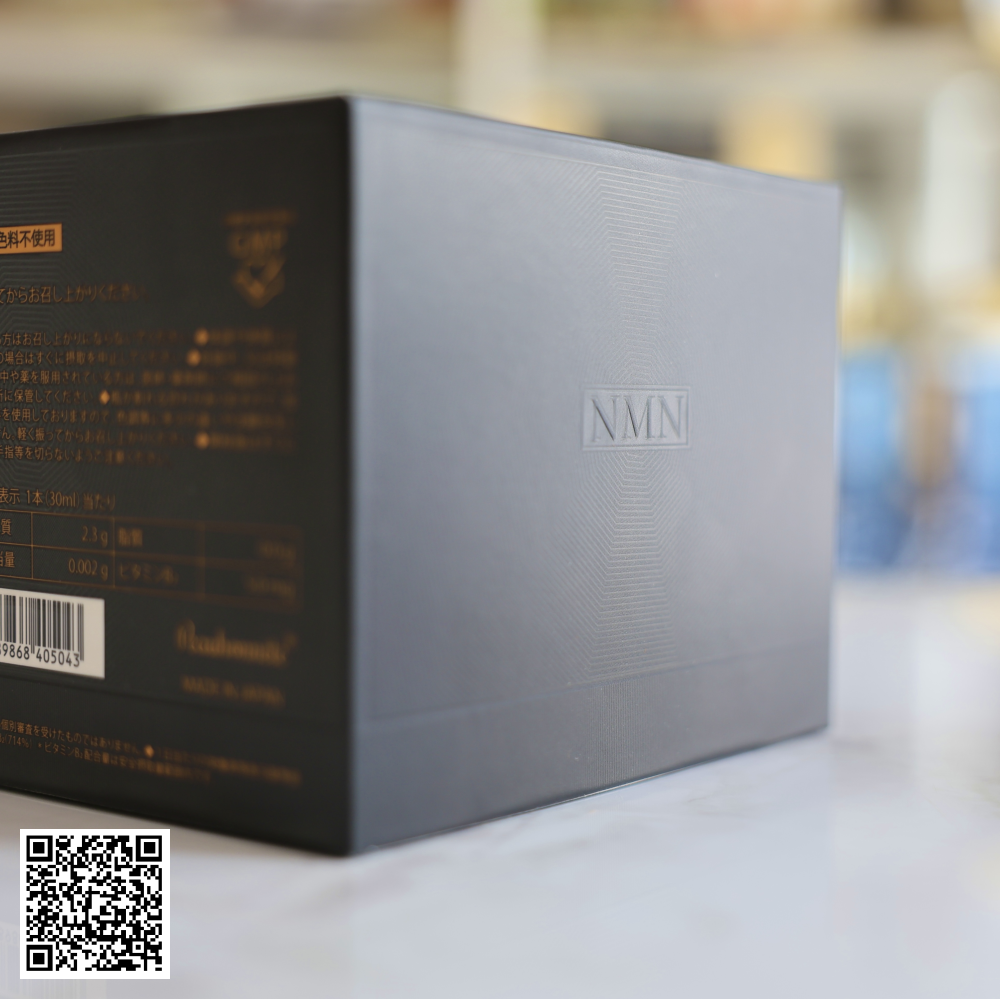 Nước Uống Trẻ Hóa NMN+ Nano Liquid Peauhonnete Nhật Bản Hộp 30ml. x 12 Chai