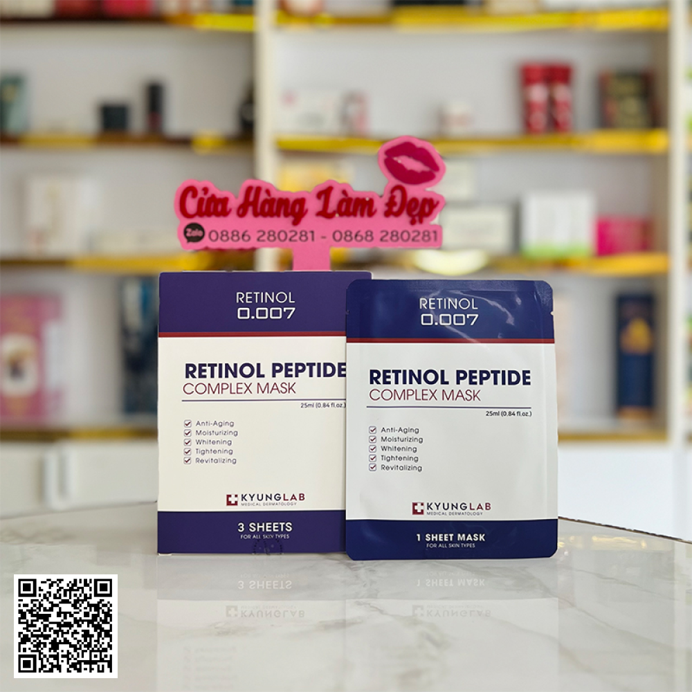 Mặt Nạ KyungLab Retinol Peptide Complex Của Hàn Quốc 
