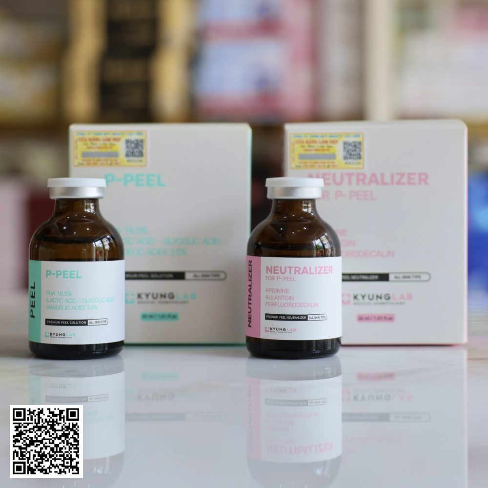 Bộ Đôi Thay Da Sinh Học KyungLab P-Peel + Neutralizer Của Hàn Quốc