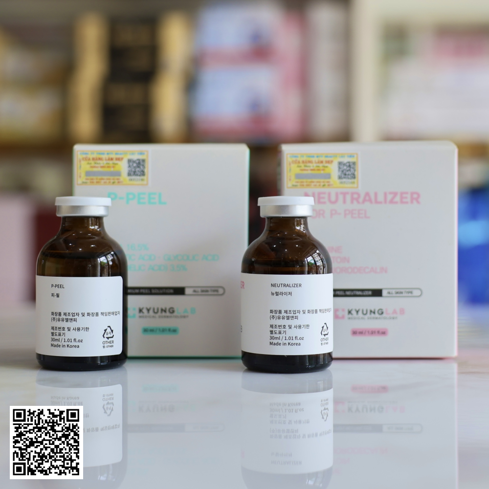 Bộ Đôi Thay Da Sinh Học KyungLab P-Peel + Neutralizer Của Hàn Quốc