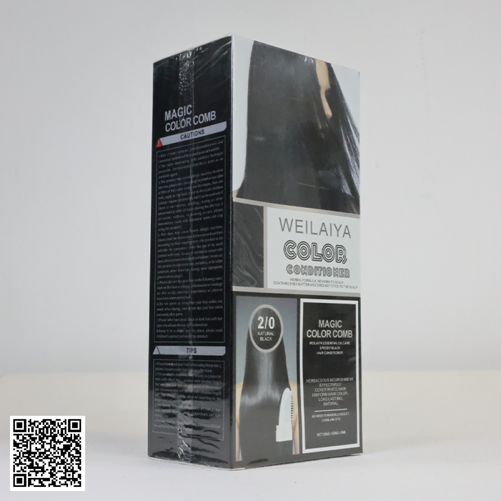 Dầu Gội Phủ Bạc Weilaiya Dưỡng Đen Tóc Tự Nhiên Từ Trung Quốc 50ml