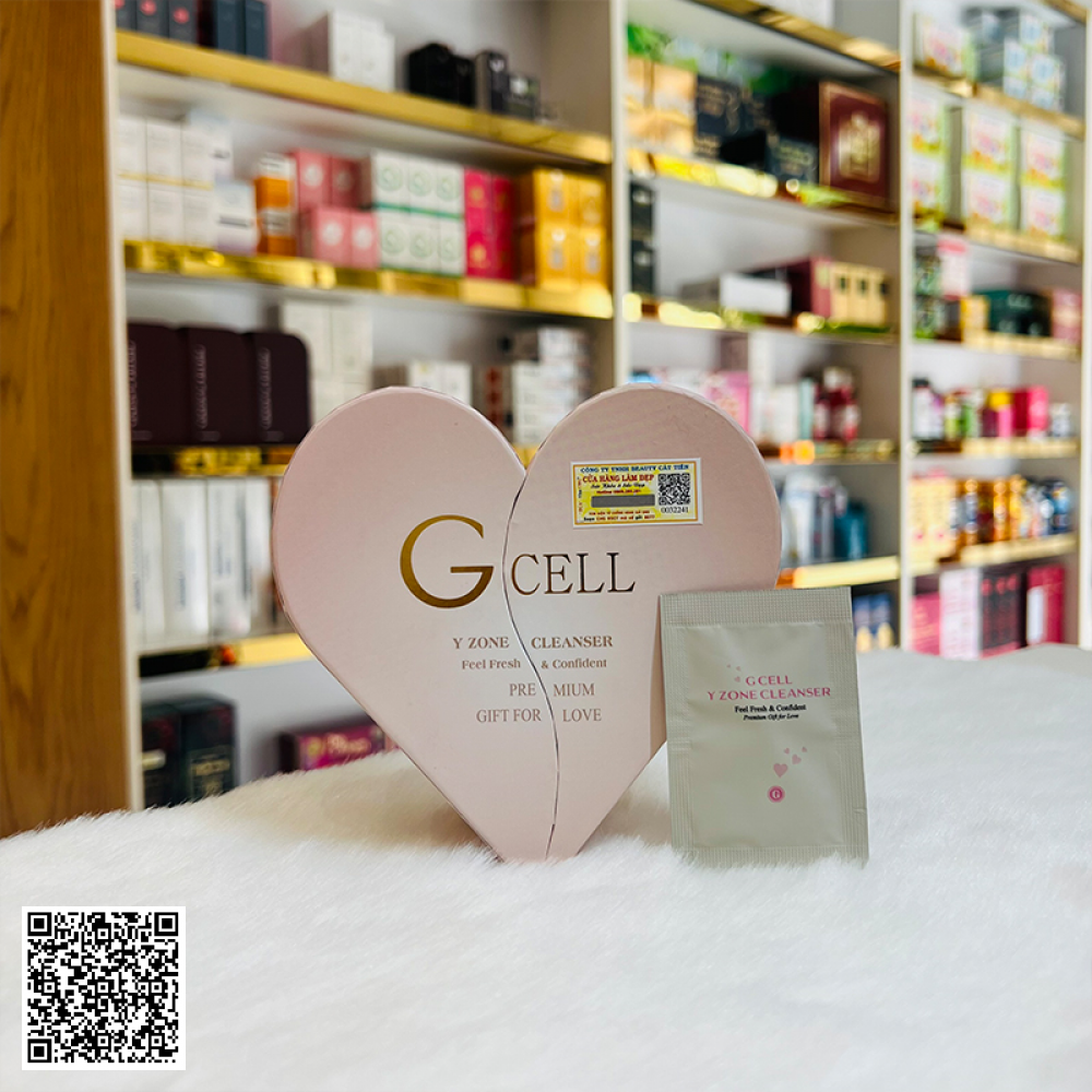 Viên Đặt Se Khít Vùng Kín Gcell Y Zone Cleanser Feel Fresh & Confident Premium Gift For Love Của Hàn Quốc 10 Viên
