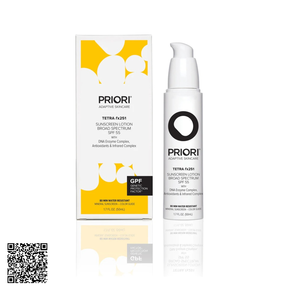 Kem Chống Nắng Priori TETRA Fx251 Sunscreen Lotion Broad Spectrum SPF 55 Của Mỹ 50ml
