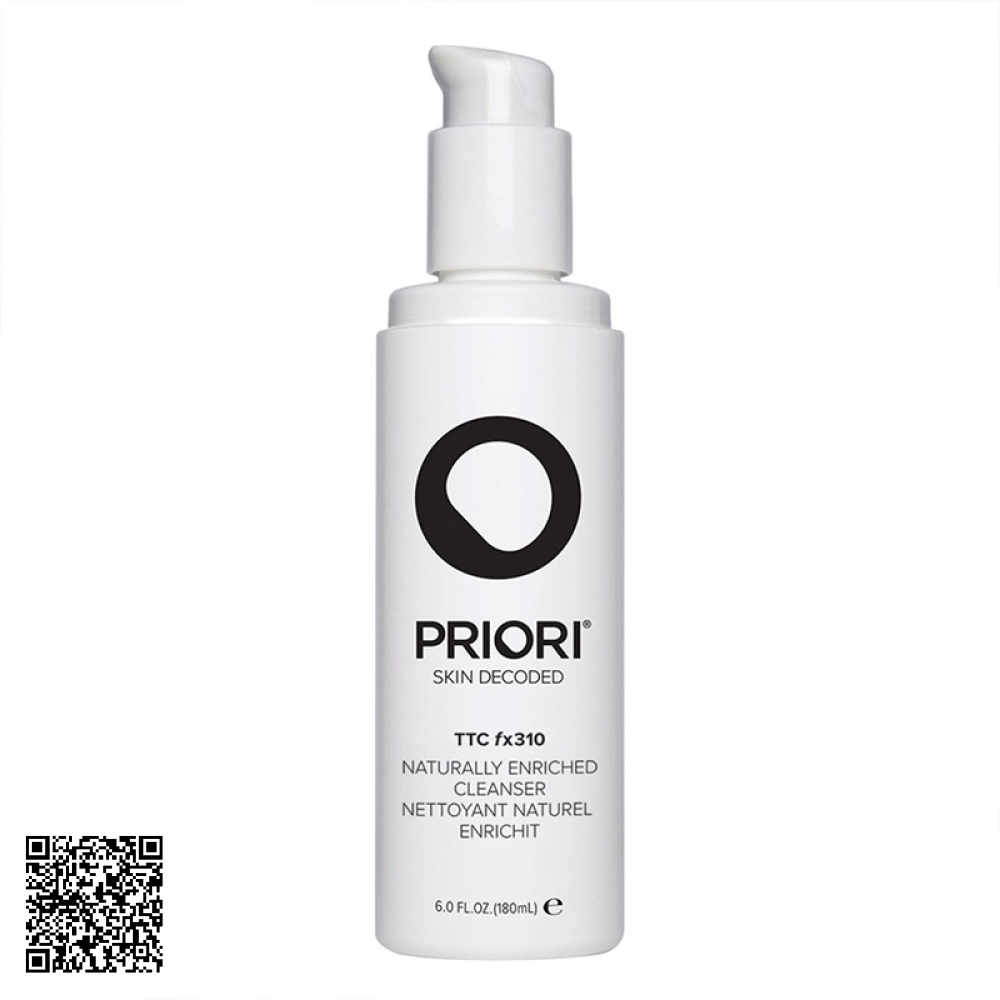 Sửa Rửa Mặt Làm Dịu, Dưỡng Sáng Da Priori TTC Fx310 Naturally Enriched Cleanser Của Mỹ 180ml