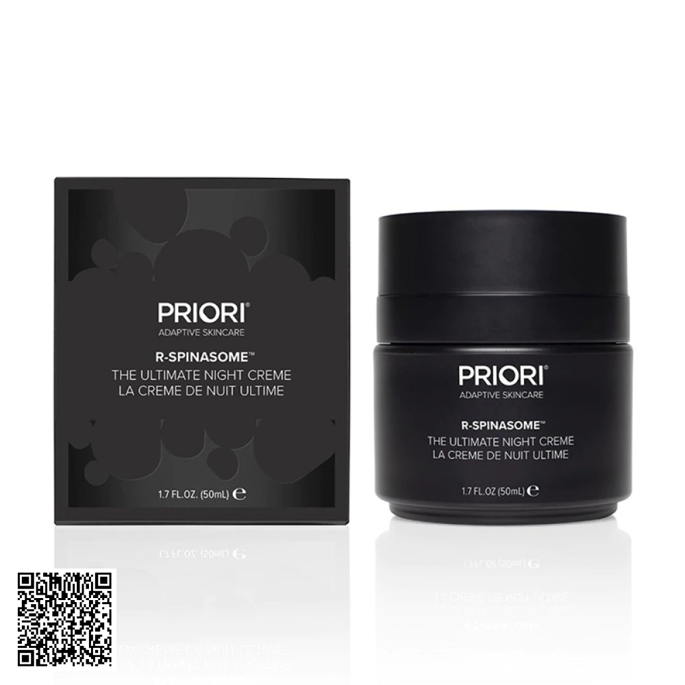 Kem Dưỡng Ẩm Hỗ Trợ Ngừa Lão Hóa Ban Đêm Priori R-Spinasome Ultimate Night Creme Của Mỹ 50ml