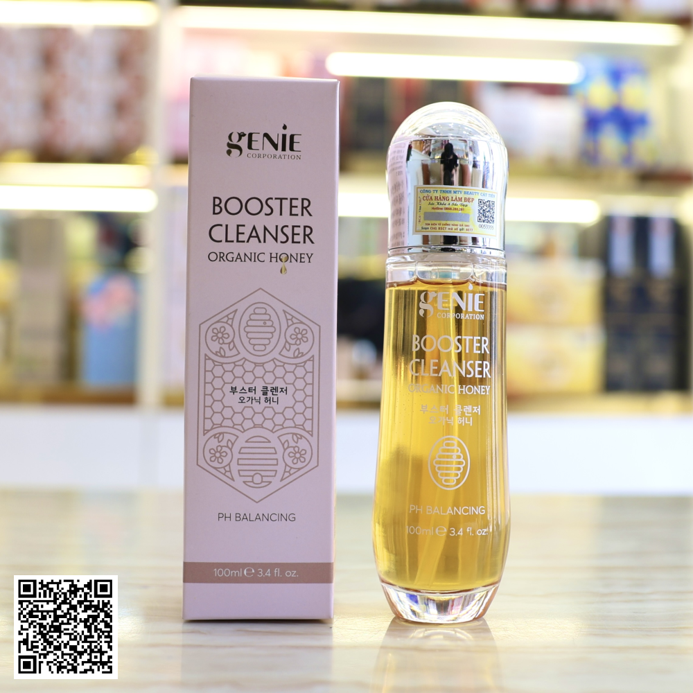 Sửa Rửa Mặt Chiết Xuất Mật Ong Genie Booster Cleanser Của Hàn Quốc 100ml