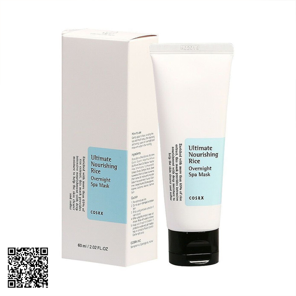 Mặt Nạ Ngủ Cosrx Ultimate Nourishing Rice Overnight Spa Mask 60ml