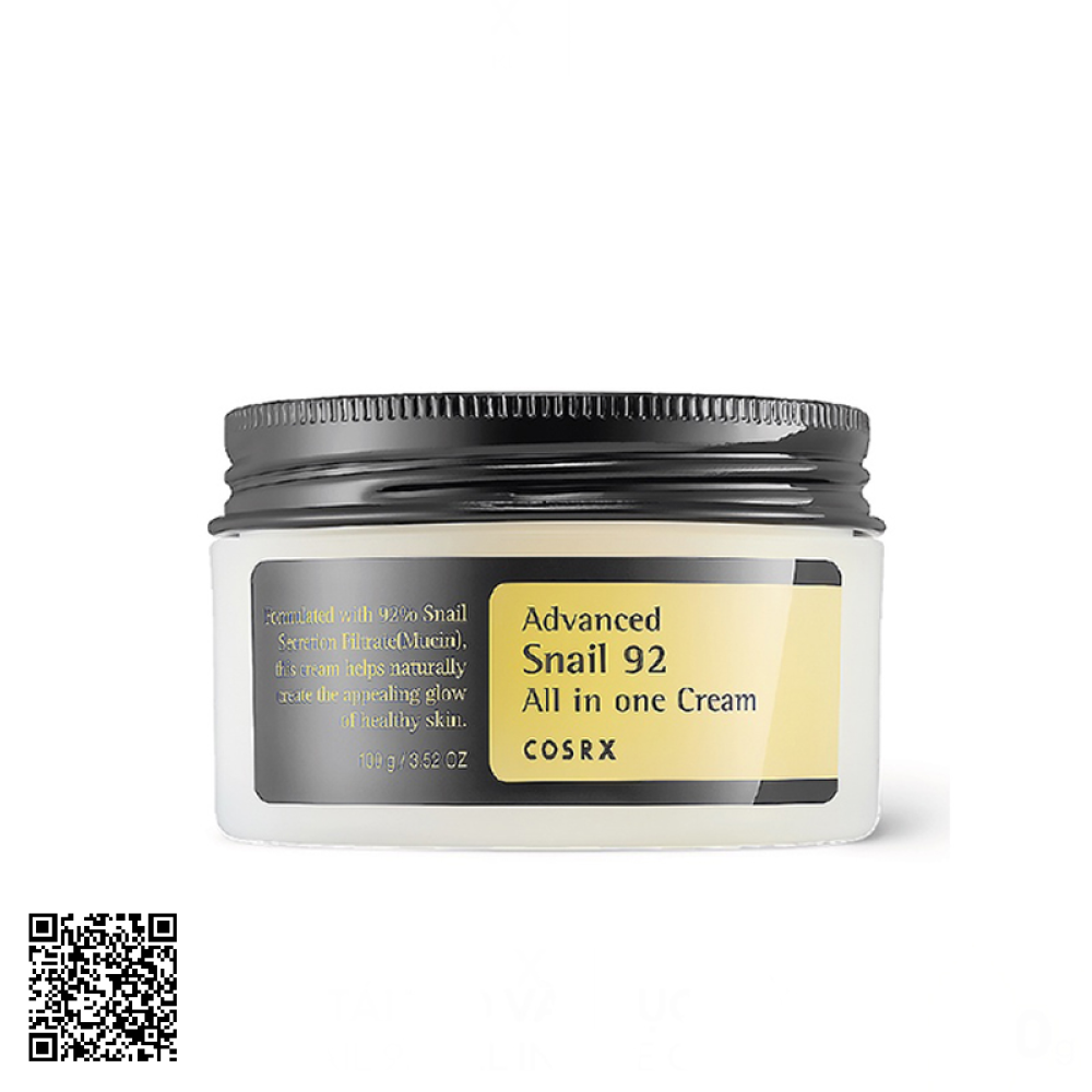 Kem Dưỡng Ẩm Cosrx Advanced Snail 92 All in One Cream 100g
