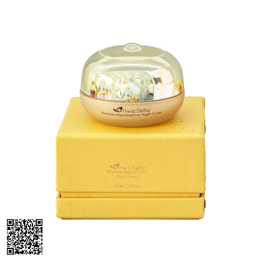 Kem Tái Sinh Ban Đêm Hwa:SeRa Premium Regeneration Night Cream Của Hàn Quốc