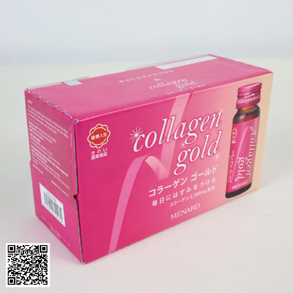 Nước Uống Menard Collagen Gold Hộp Từ Nhật Bản Hộp 10 Chai