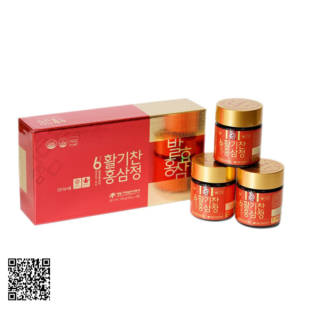 Cao Hồng Sâm Lên Men Daedong Korea Ginseng Của Hàn Quốc 3 Lọ/Hộp