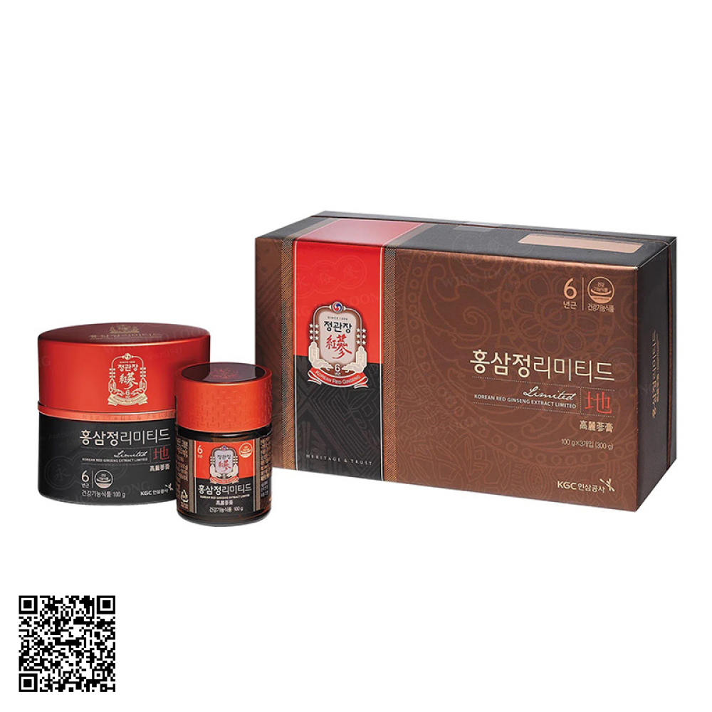 Cao Địa Sâm KGC Korean Red Ginseng Extract Limited Của Hàn Quốc 3 Lọ/Hộp