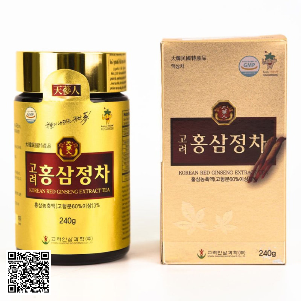 Cao Hồng Sâm Bio Apgold Korean Red Ginseng Extract Tea Của Hàn Quốc 240g