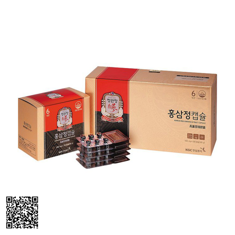 Viên Hồng Sâm KGC Korean Red Ginseng Extract Capsule Gold 300 Viên