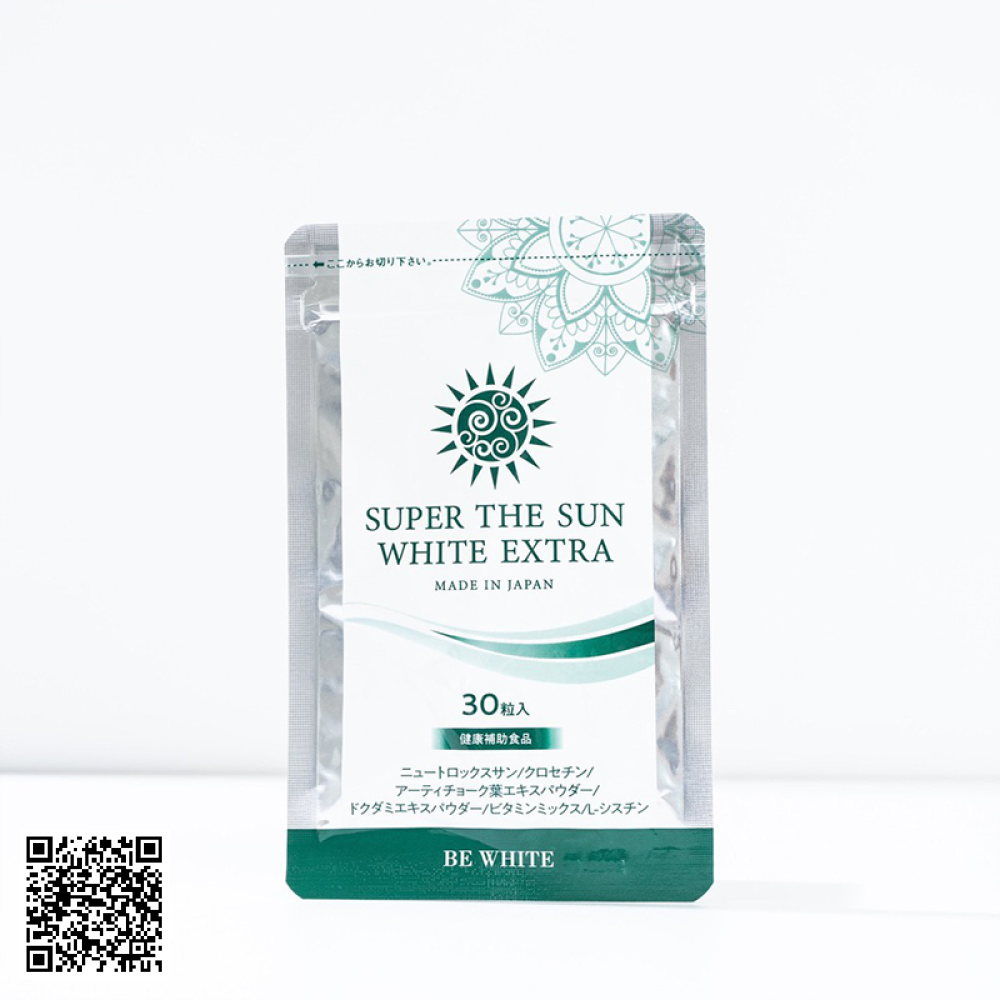 Viên Uống Chống Nắng Be White Super The Sun White Extra Từ Nhật Bản 30 Viên