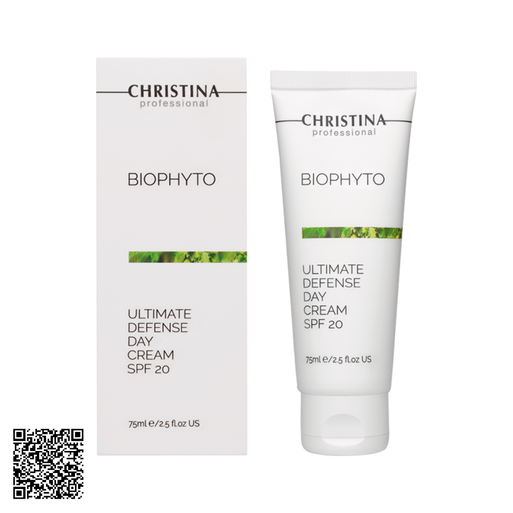 Kem Dưỡng Chống Nắng Christina Biophyto Ultimate Defense Tinted Day Cream SPF20 75ml