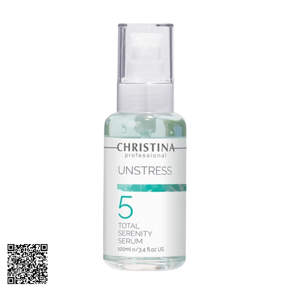 Huyết Thanh Phục Hồi Da Nhạy Cảm Christina Unstress 5 Total Serenity Serum 100ml 