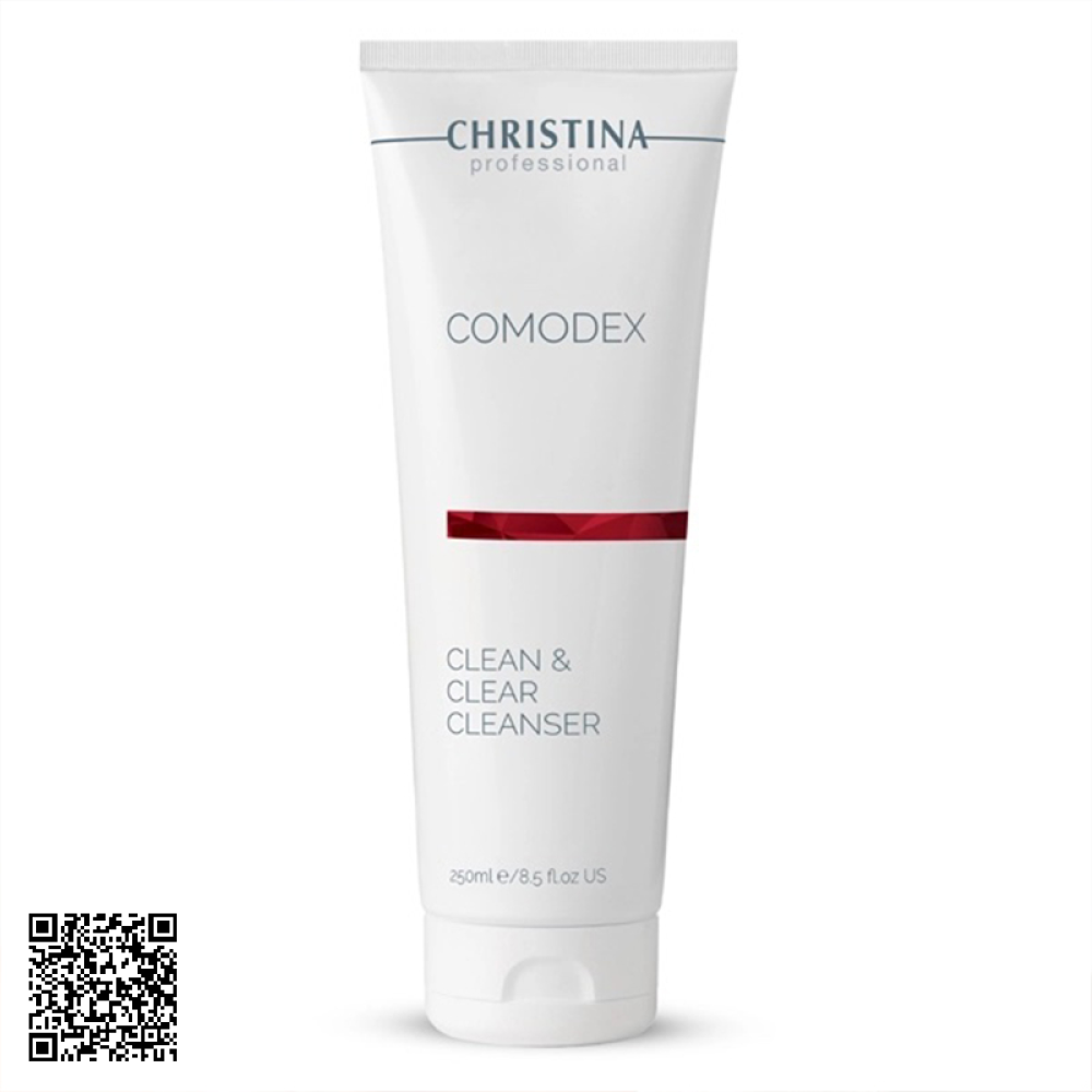 Sữa Rửa Mặt Kháng Khuẩn Christina Comodex Clean & Clear Cleanser 250ml