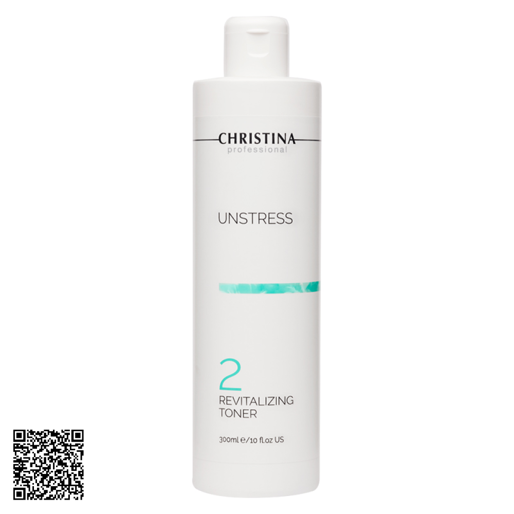 Nước Hoa Hồng Christina Unstress 2 Revitalizing Toner Tái Tạo Cân Bằng Da 300ml